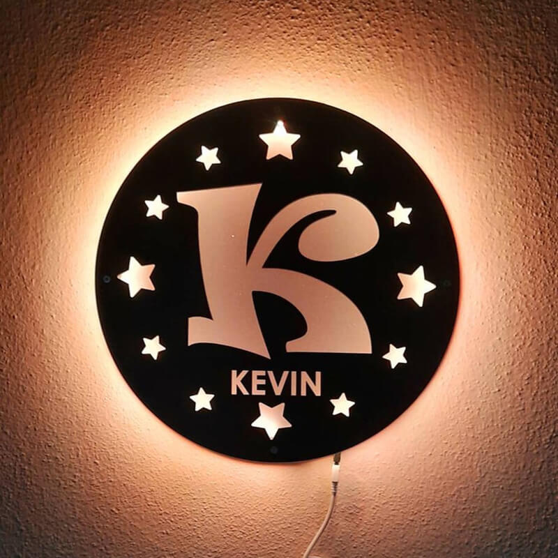 Personalized Name Letter Night Light