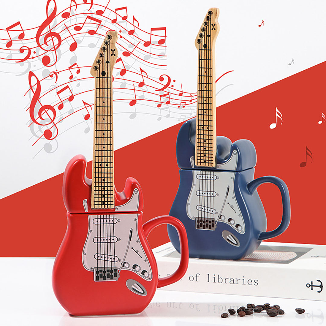 Kreative 3D-Gitarren-Kaffeetasse