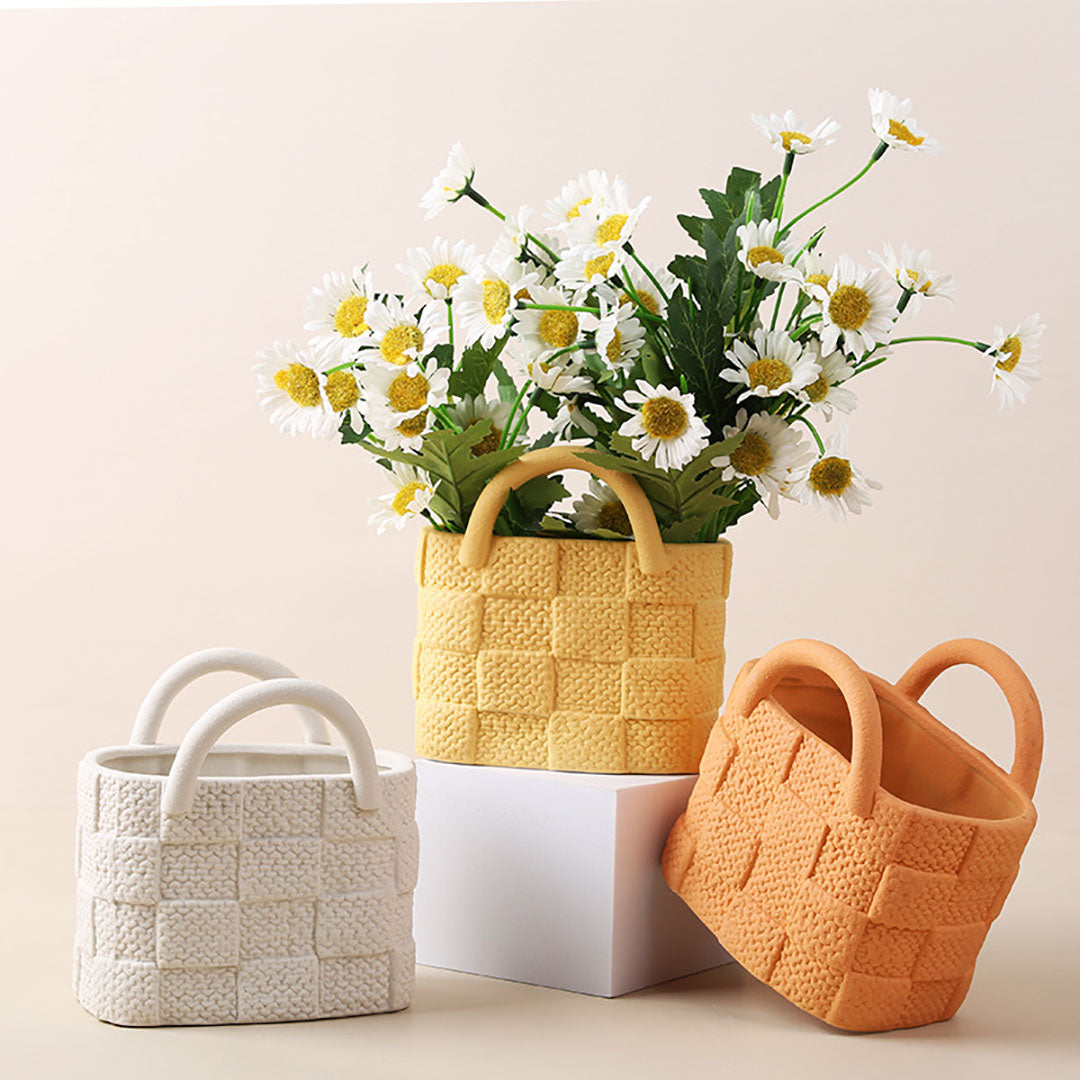 Handbag Shaped Flower Vase