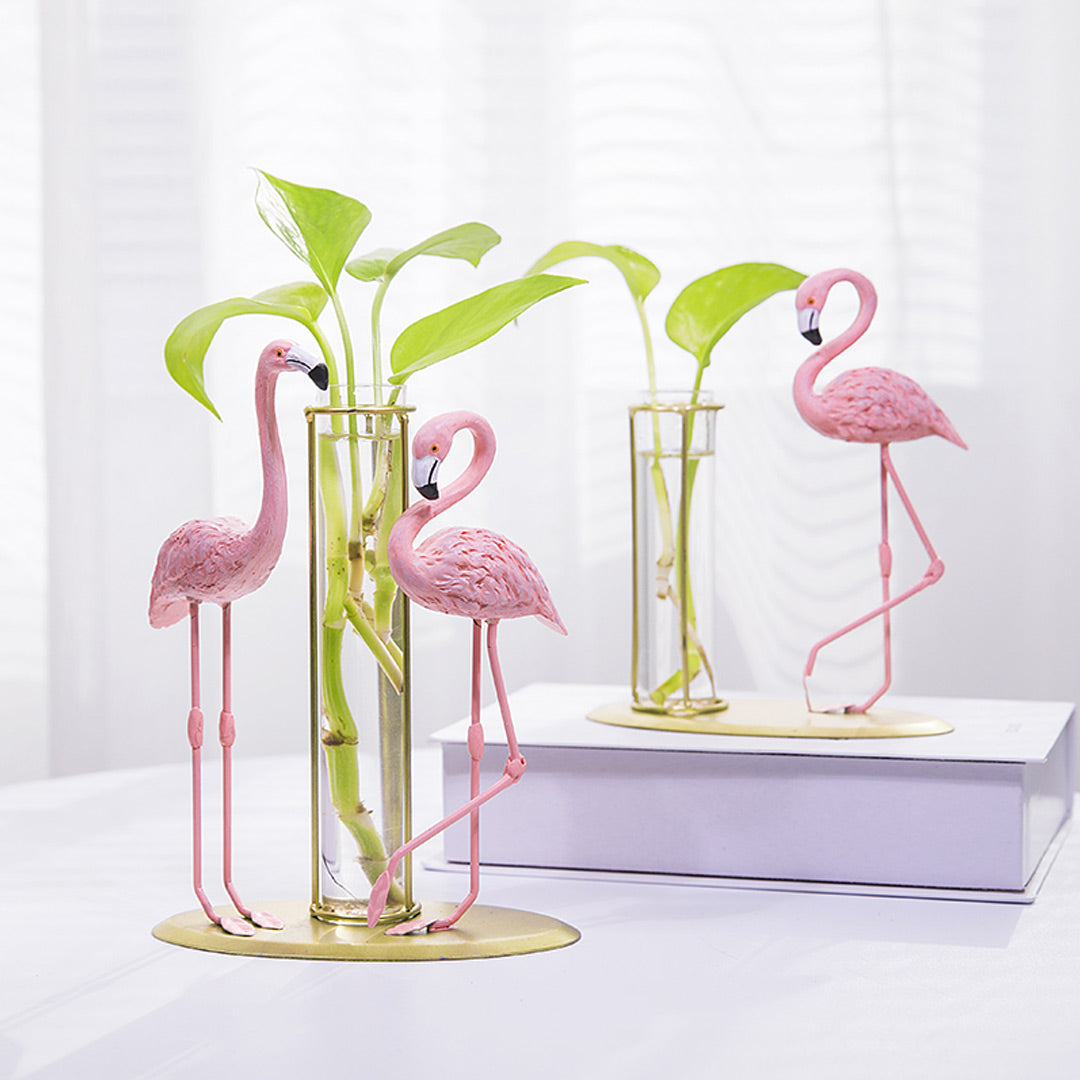 Vase Hydroponique Flamingo