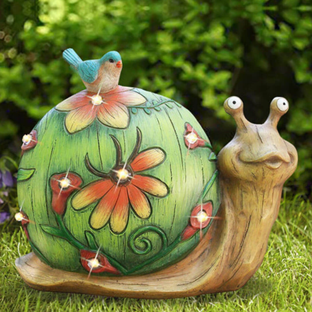 Solar Snail Garden Decoration