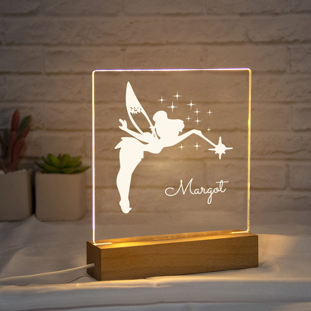 Customized Wood Base Night Light