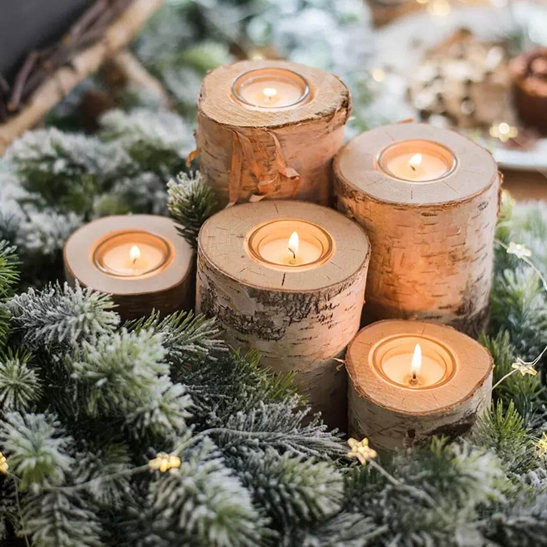 Birch Branch Candle Holders