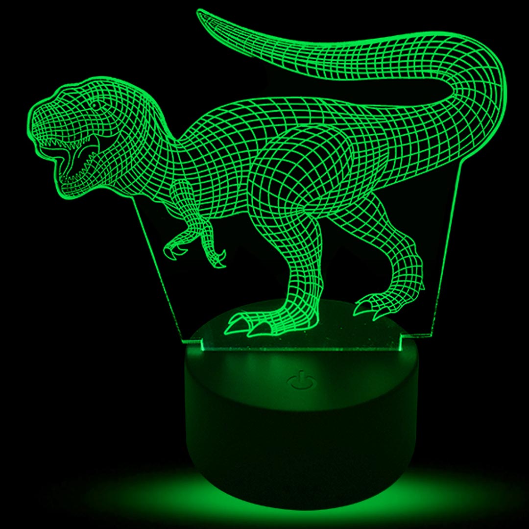 Lampe Illusion 3D Dinosaure