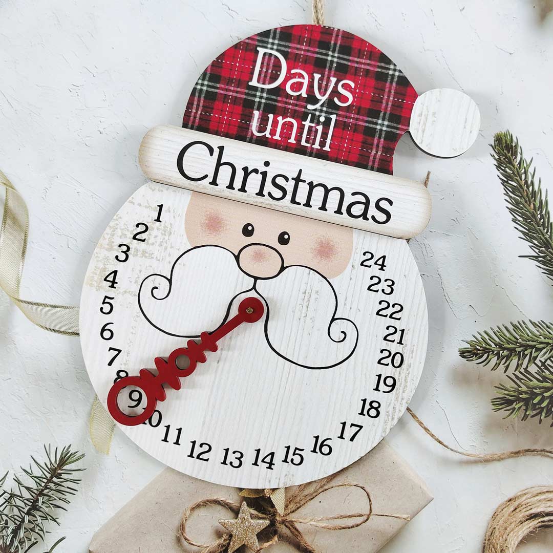 Wooden Creative Countdown Holiday Calendar