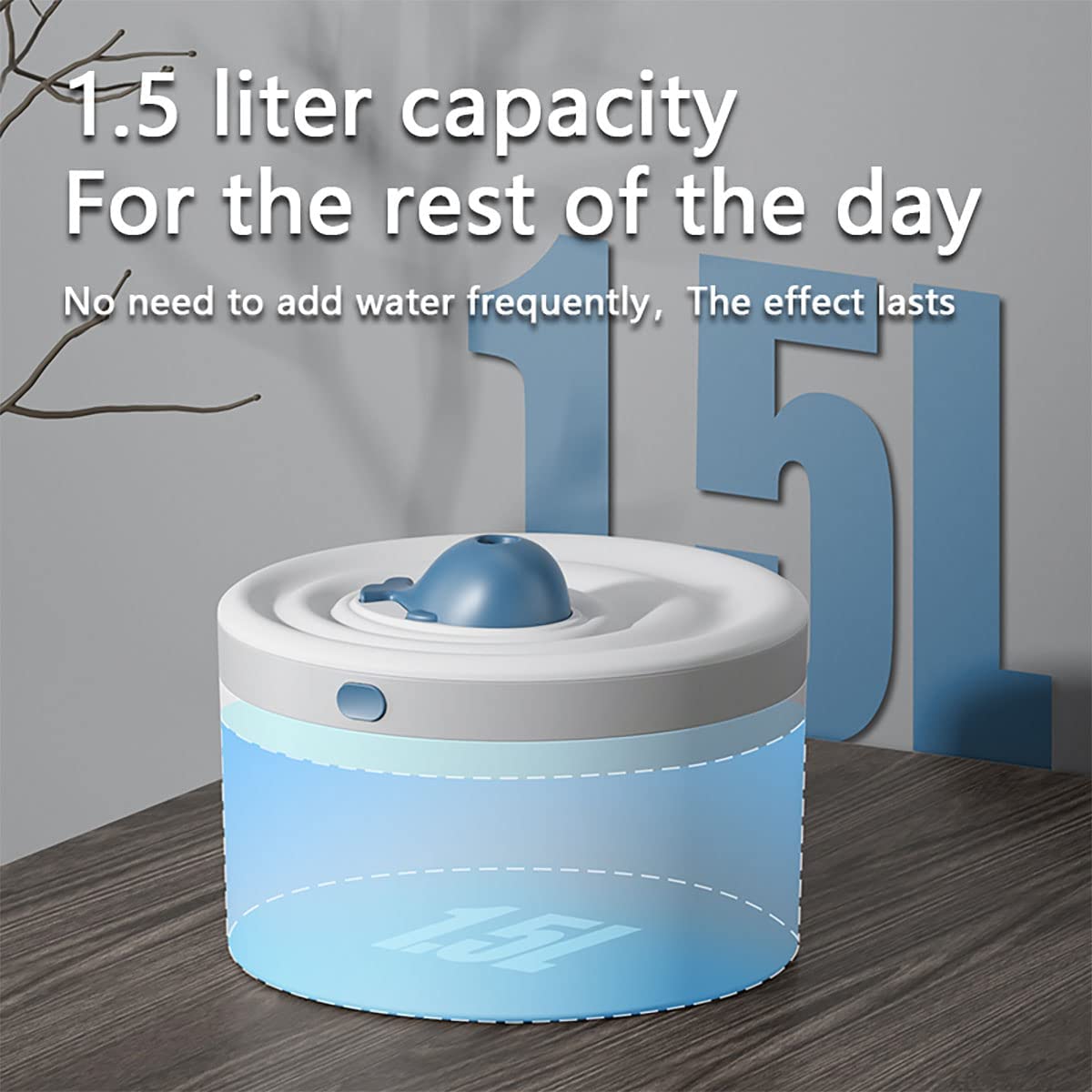 Blue Whale Silent Humidifier