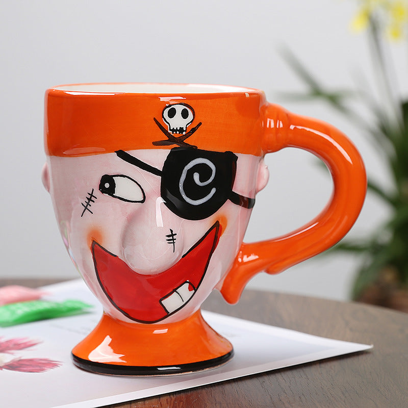 Playful Pirate Cartoon Coffee Mug