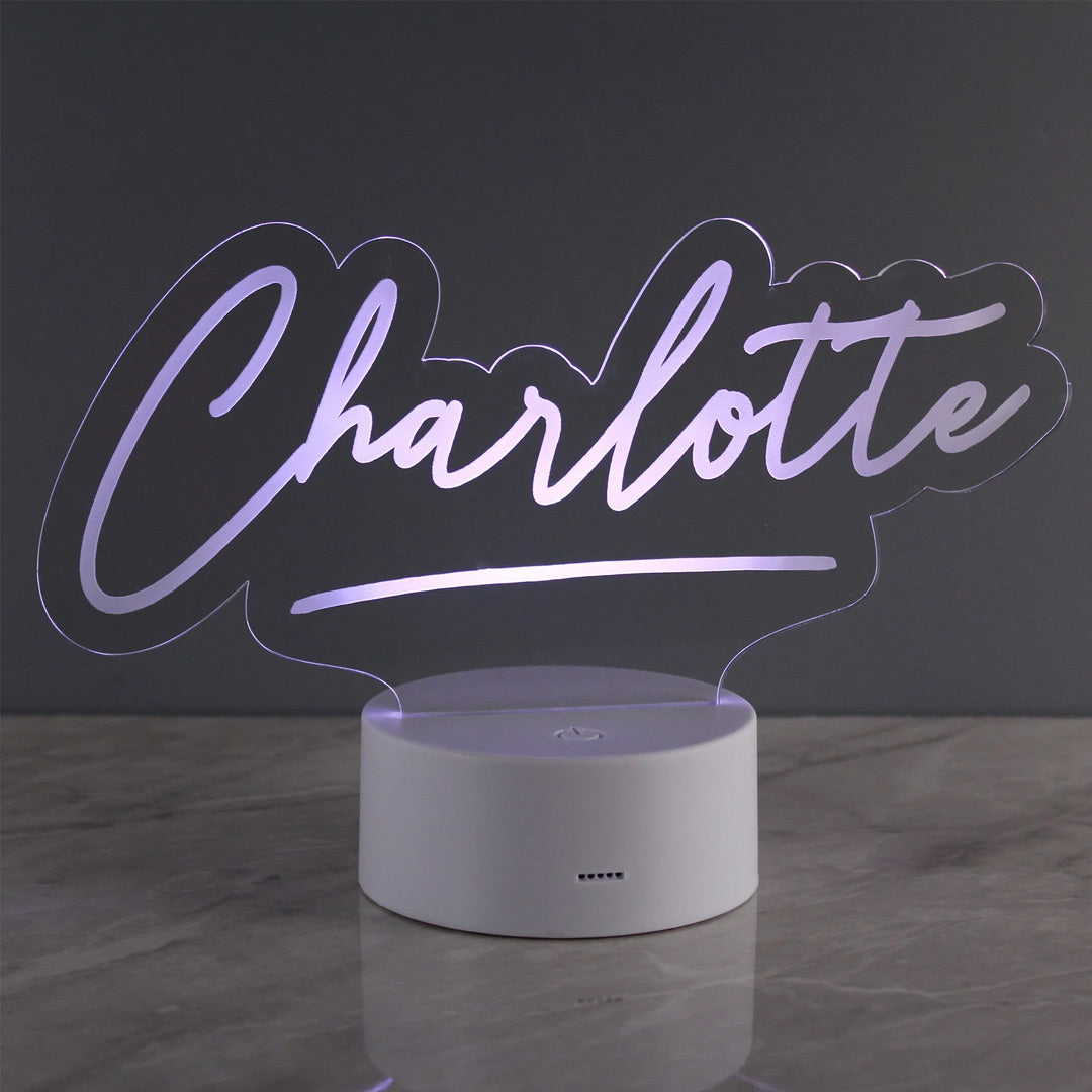 Personalized Name Night Light