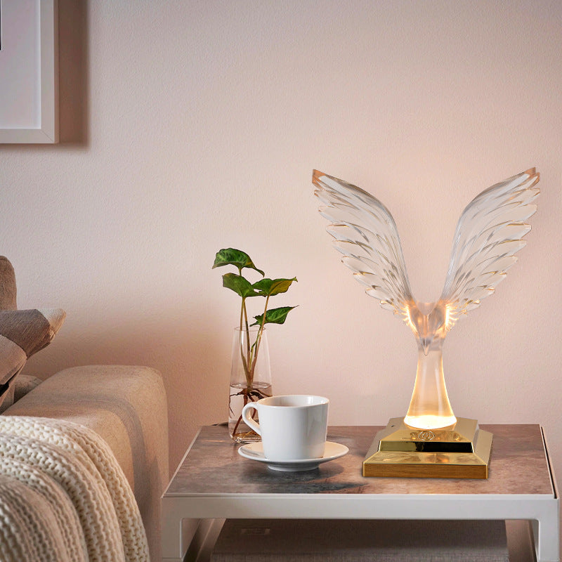 Lámpara de mesa decorativa águila