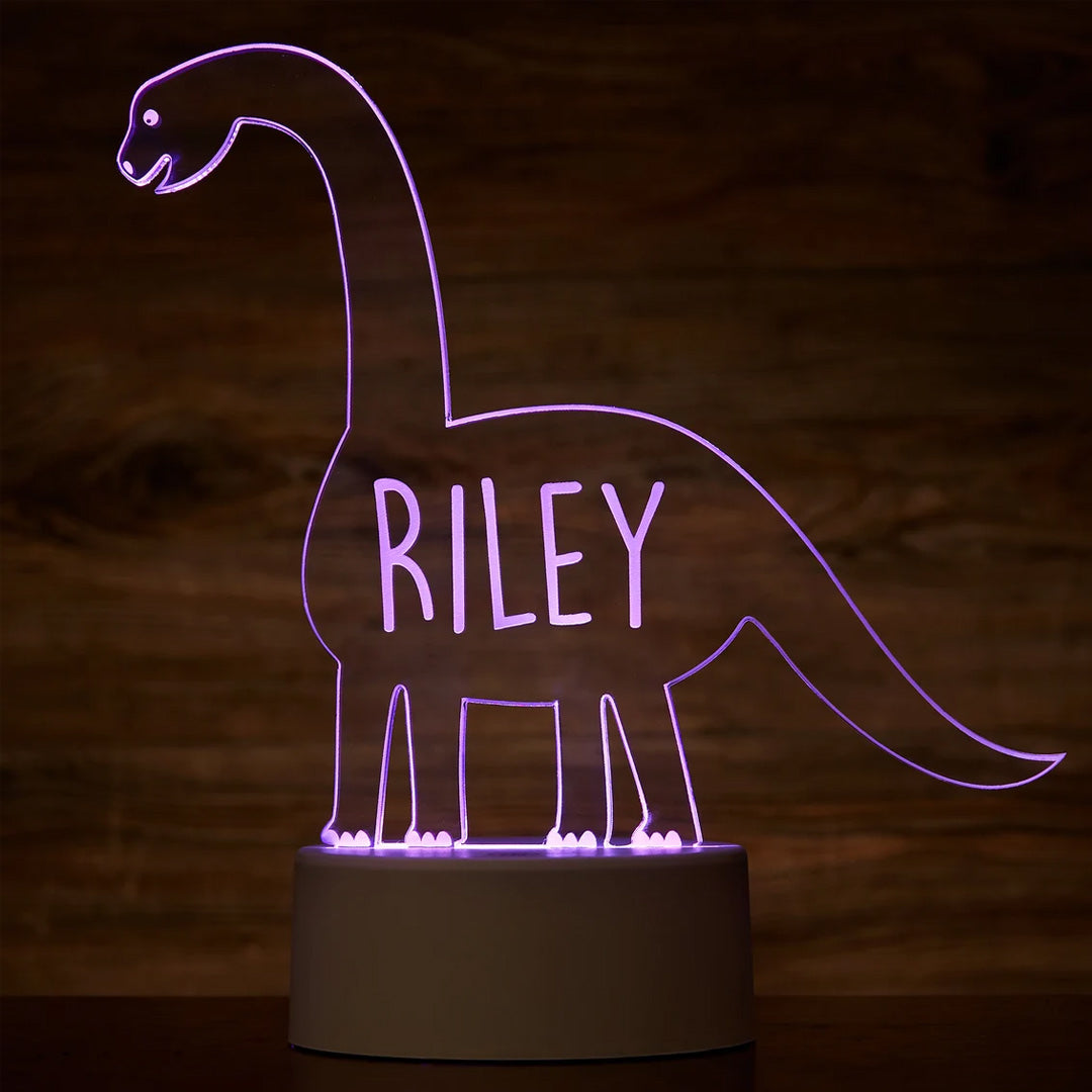 Personalisiertes Dinosaurier-Nachtlicht