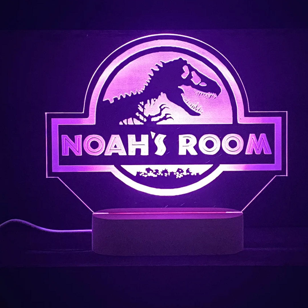 Jurassic World Personalized Night Light