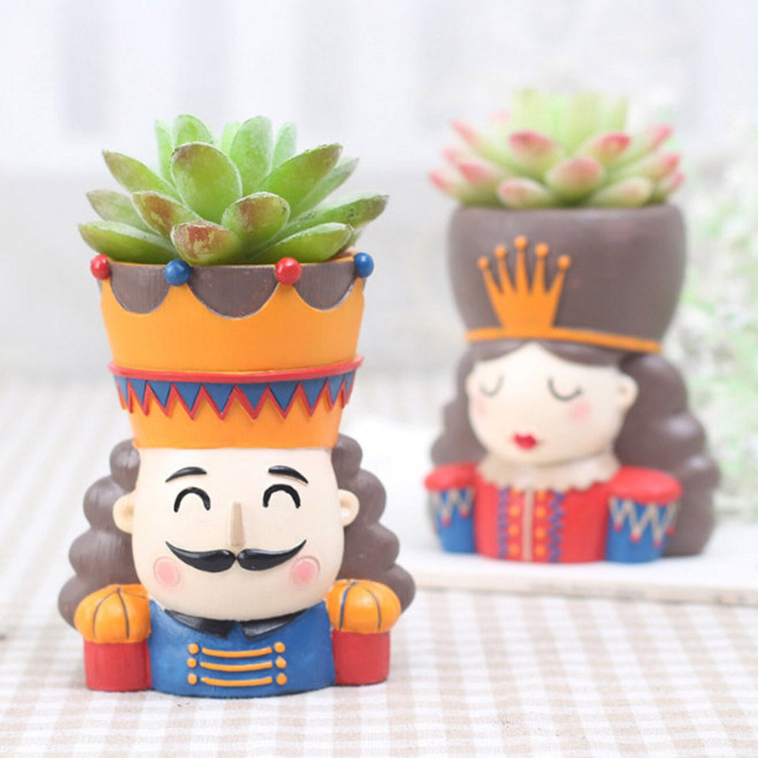 Vaso creativo per piante King e Queen