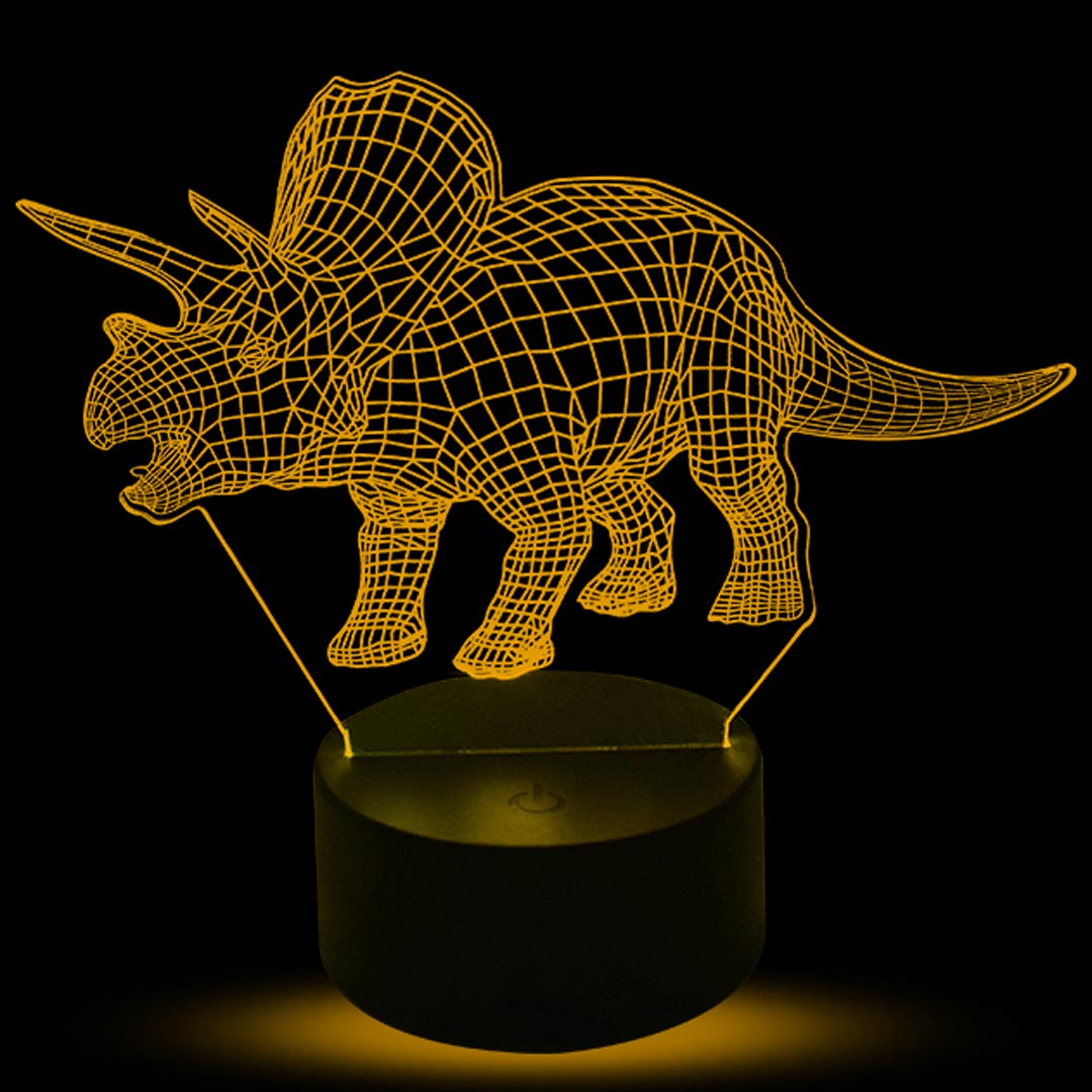 Lampe Illusion 3D Dinosaure