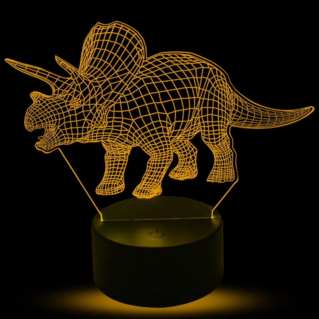 Dinosaur 3D Illusion Lamp