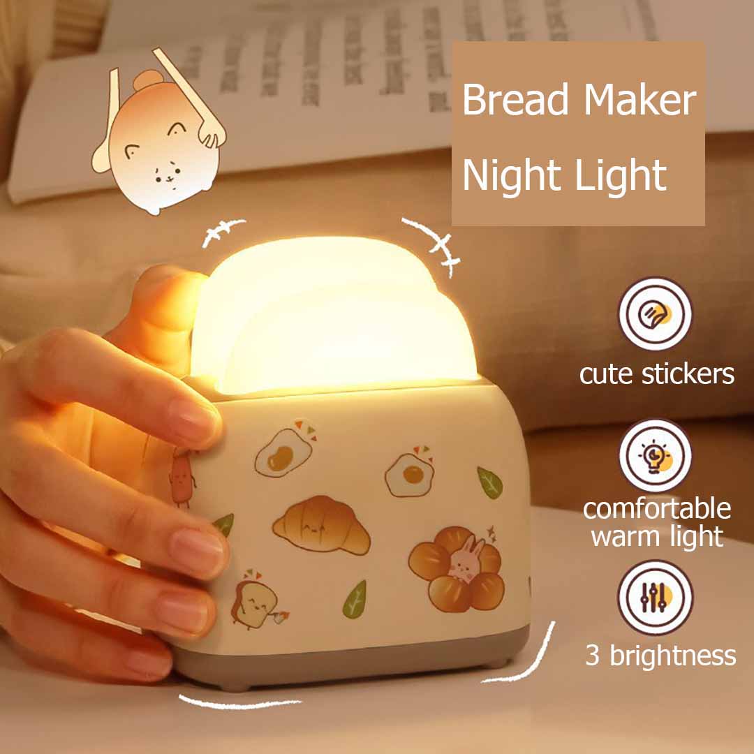 Cute Bread Maker Night Light