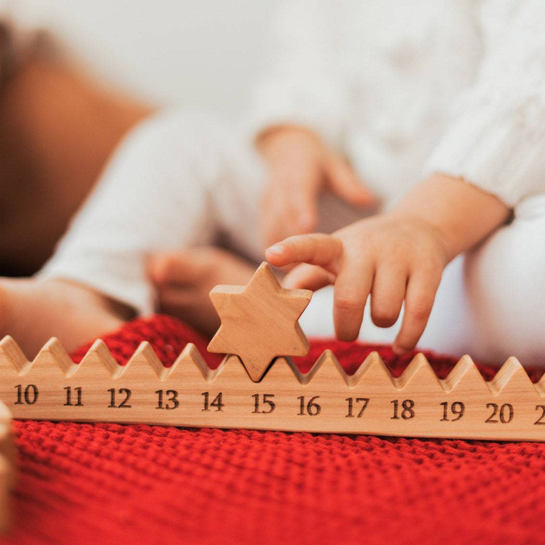 Wooden Advent Calendar Holiday Decor