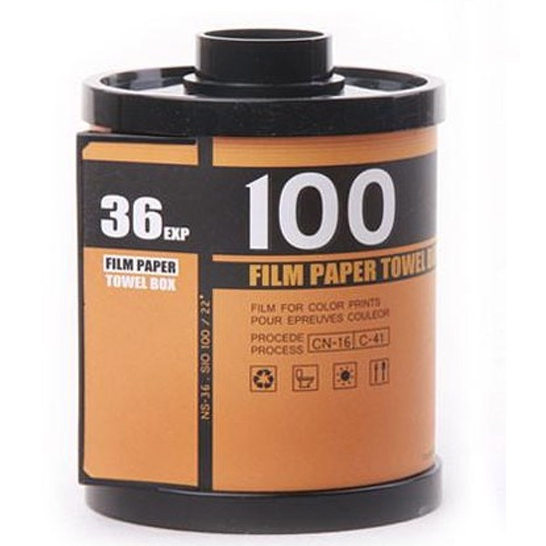 Porte-papier de soie en rouleau de film vintage
