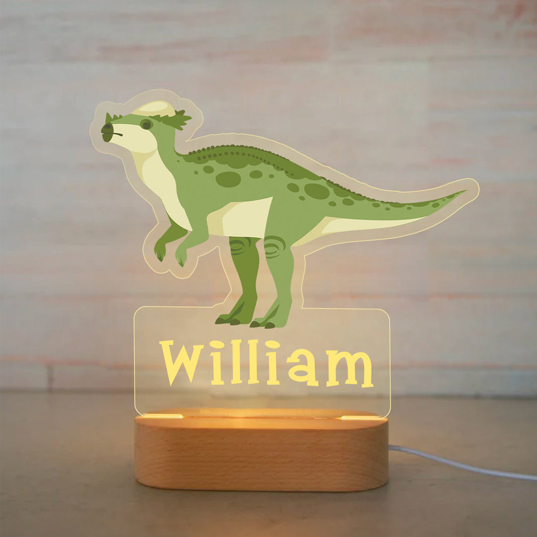 Personalized Dinosaur Night Lights