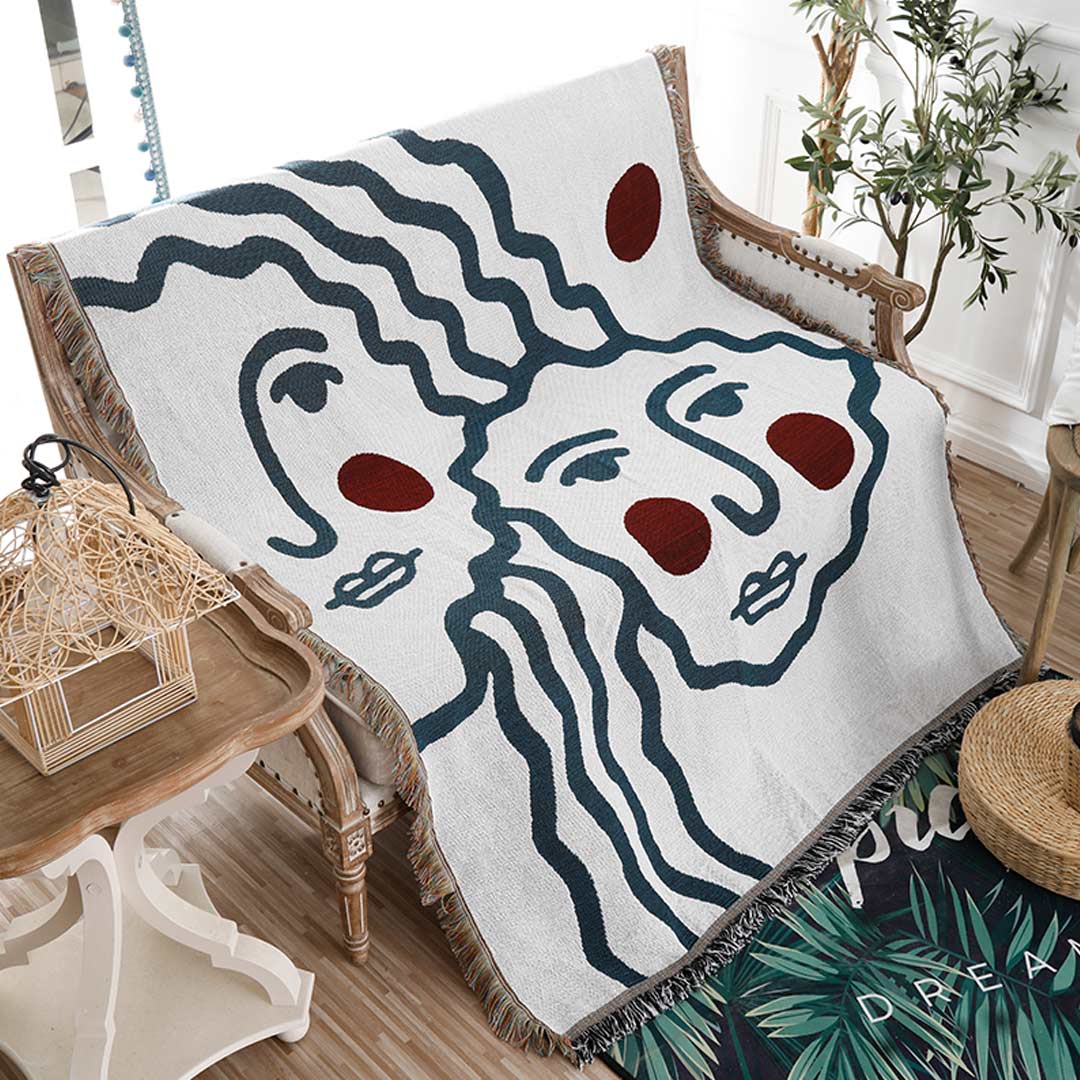 Bohemian bedruckte Decke