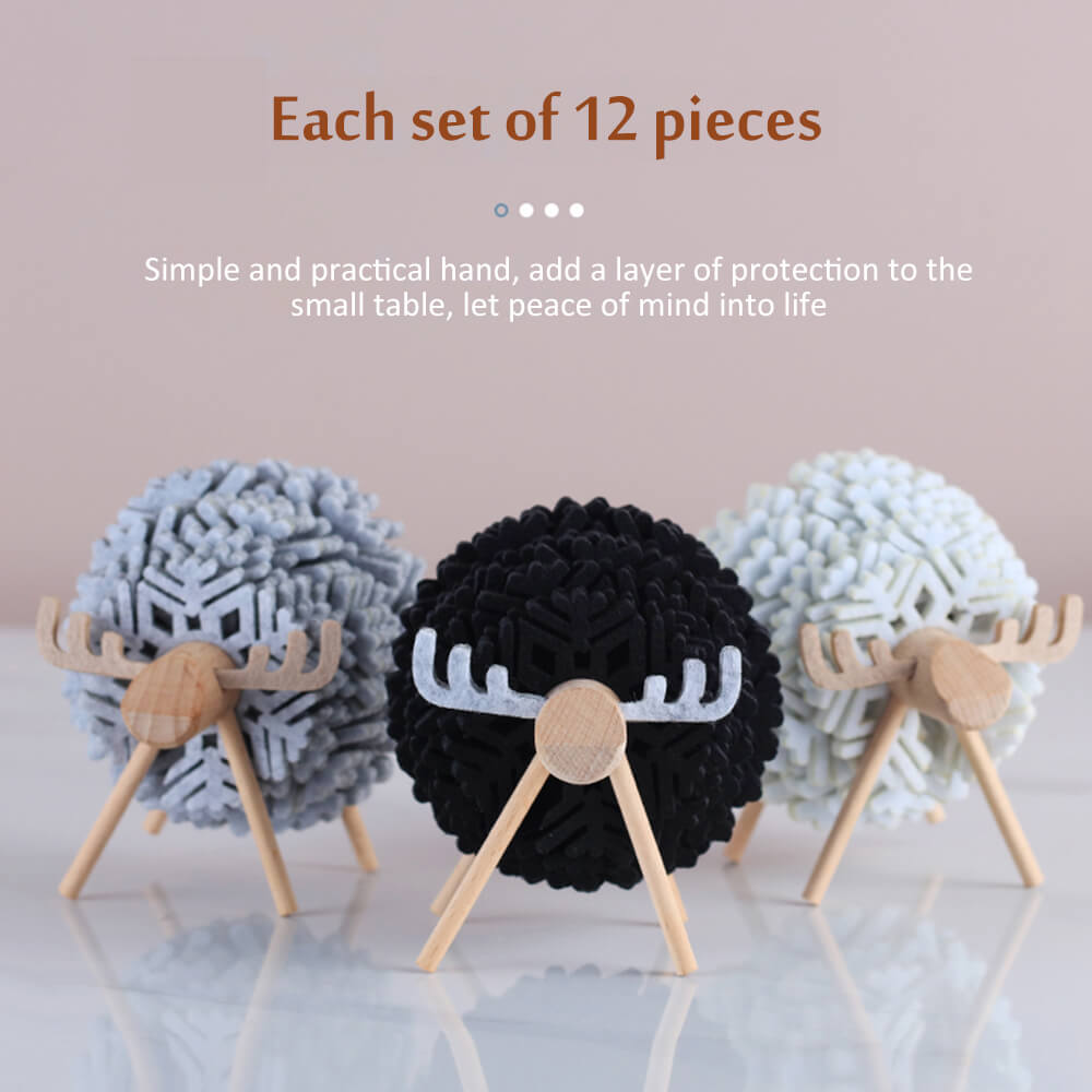 Sheep Shaped Anti-Slip Cup Coasters