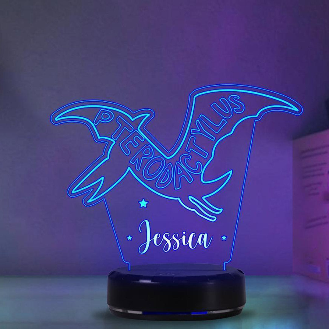 Personalized Dinosaur Night Light