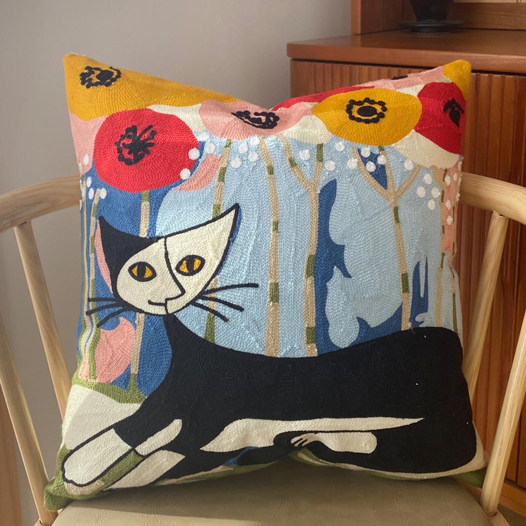 Housses de coussin d'art abstrait moderne