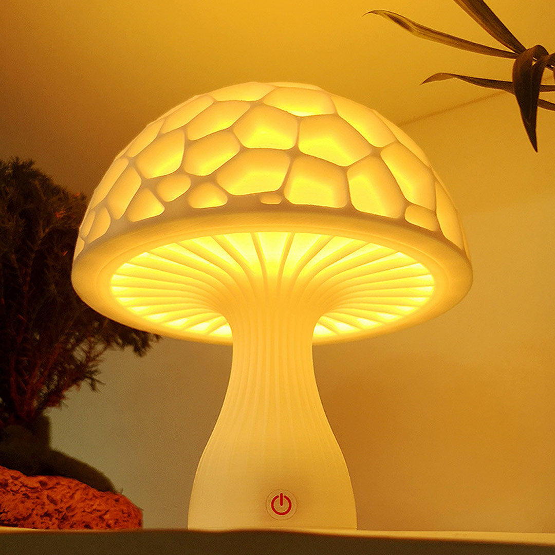 Pilz-Tischlampe