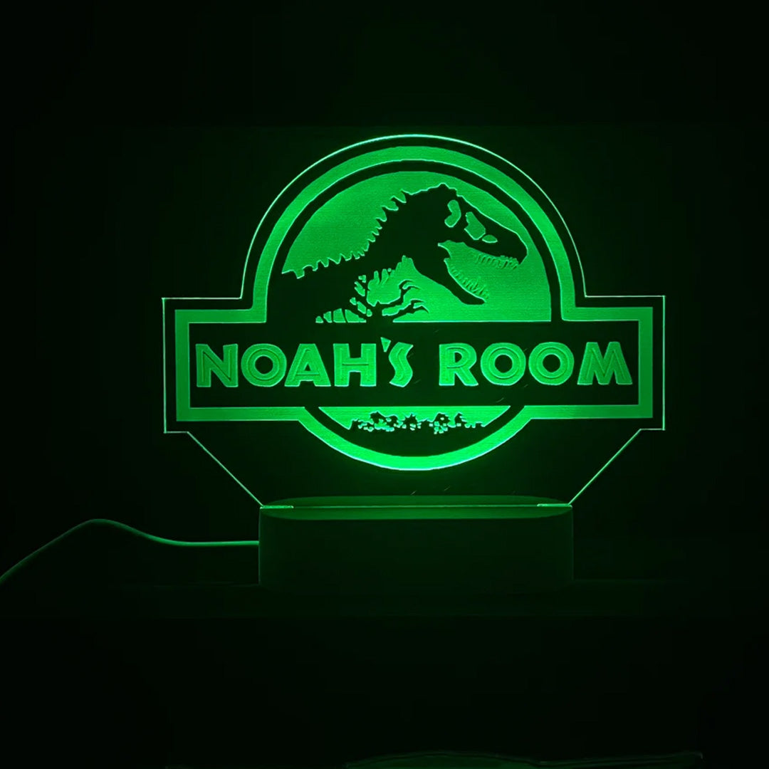 Jurassic World Personalisiertes Nachtlicht