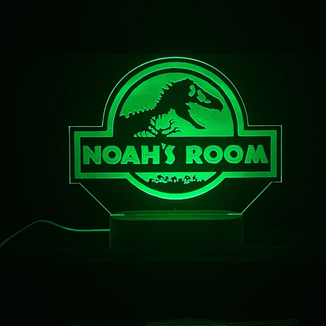 Jurassic World Personalized Night Light