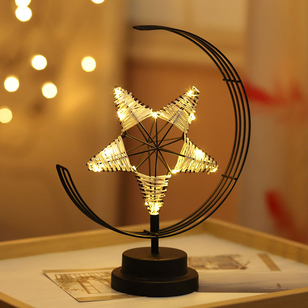 Star and Crescent Moon Night Light
