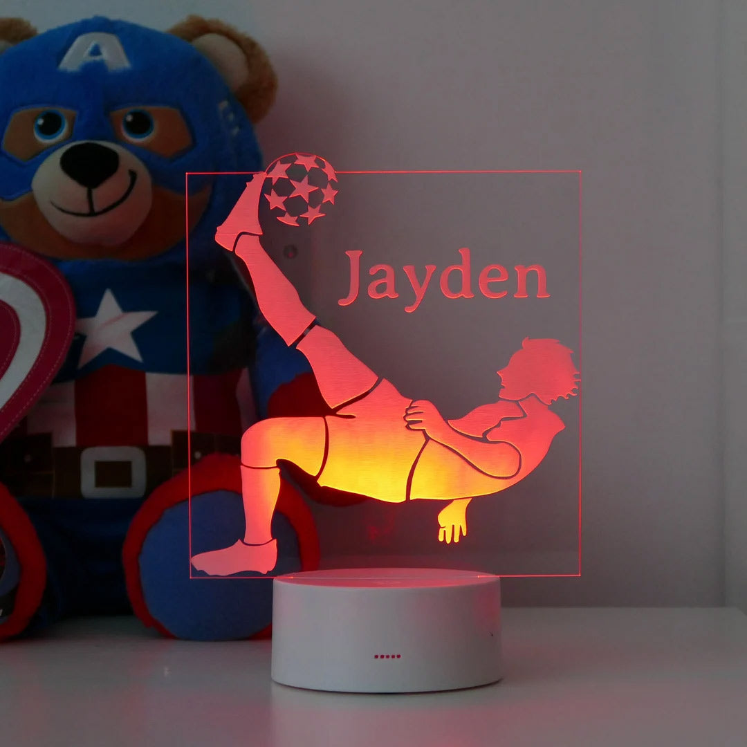 Personalized Football Night Light