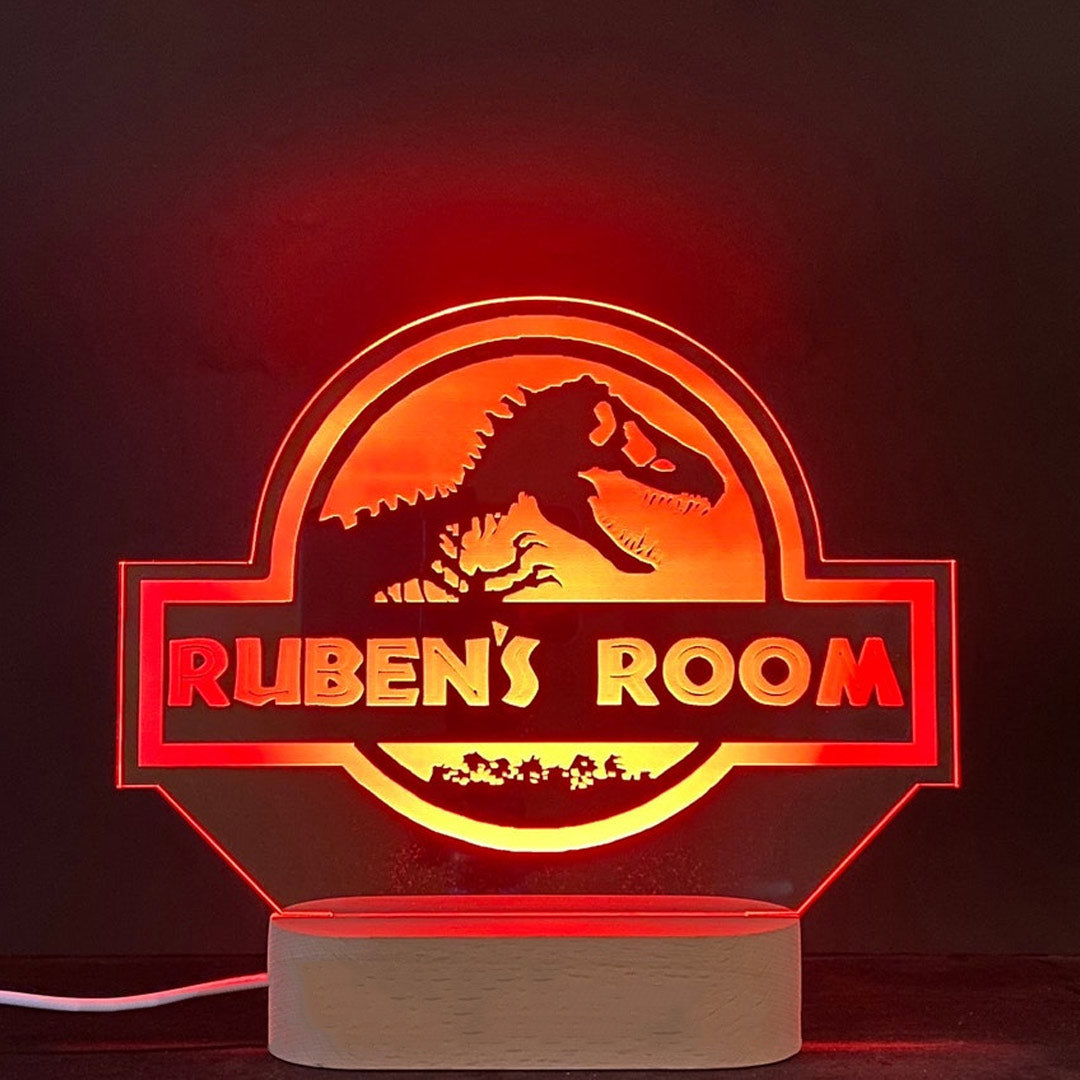 Jurassic World Personalized Night Light