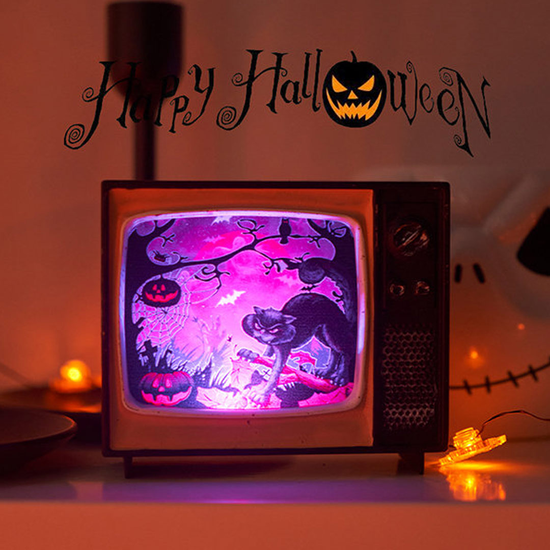 Halloween TV Inspired Lamp