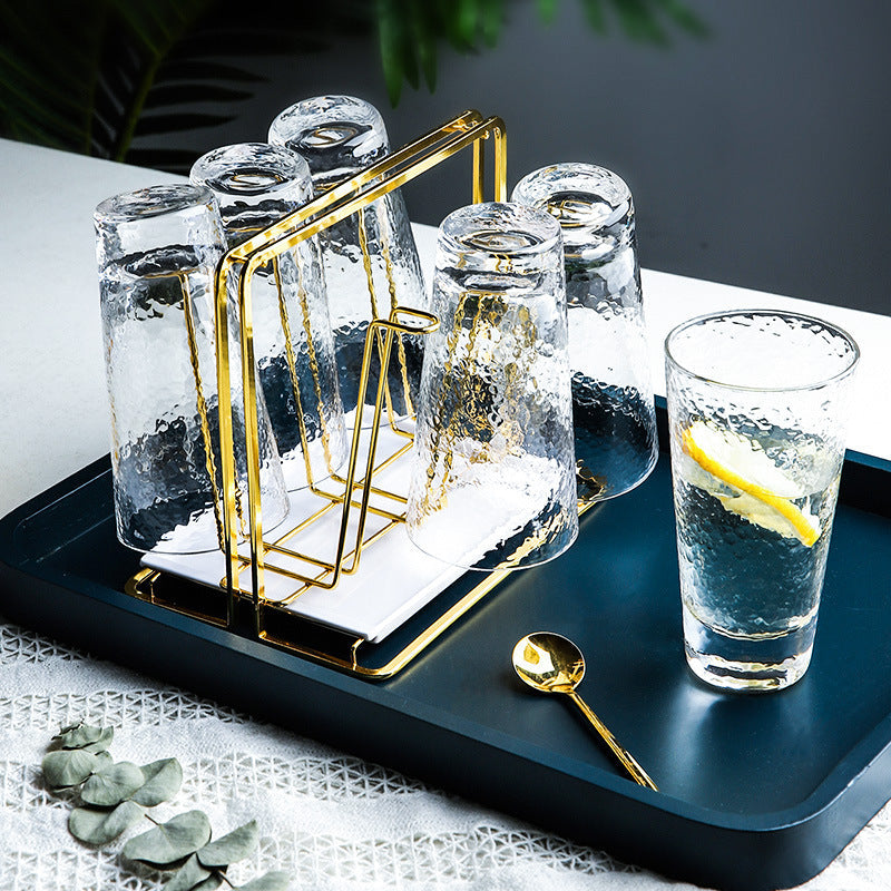 Golden Iron Cup Drying Rack
