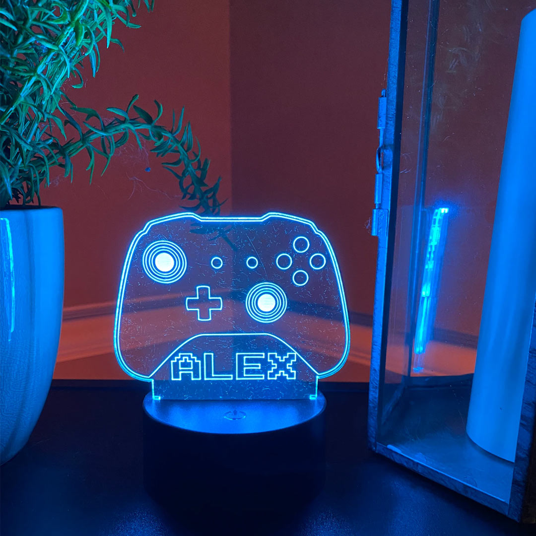 Luce notturna 3D personalizzata per controller box