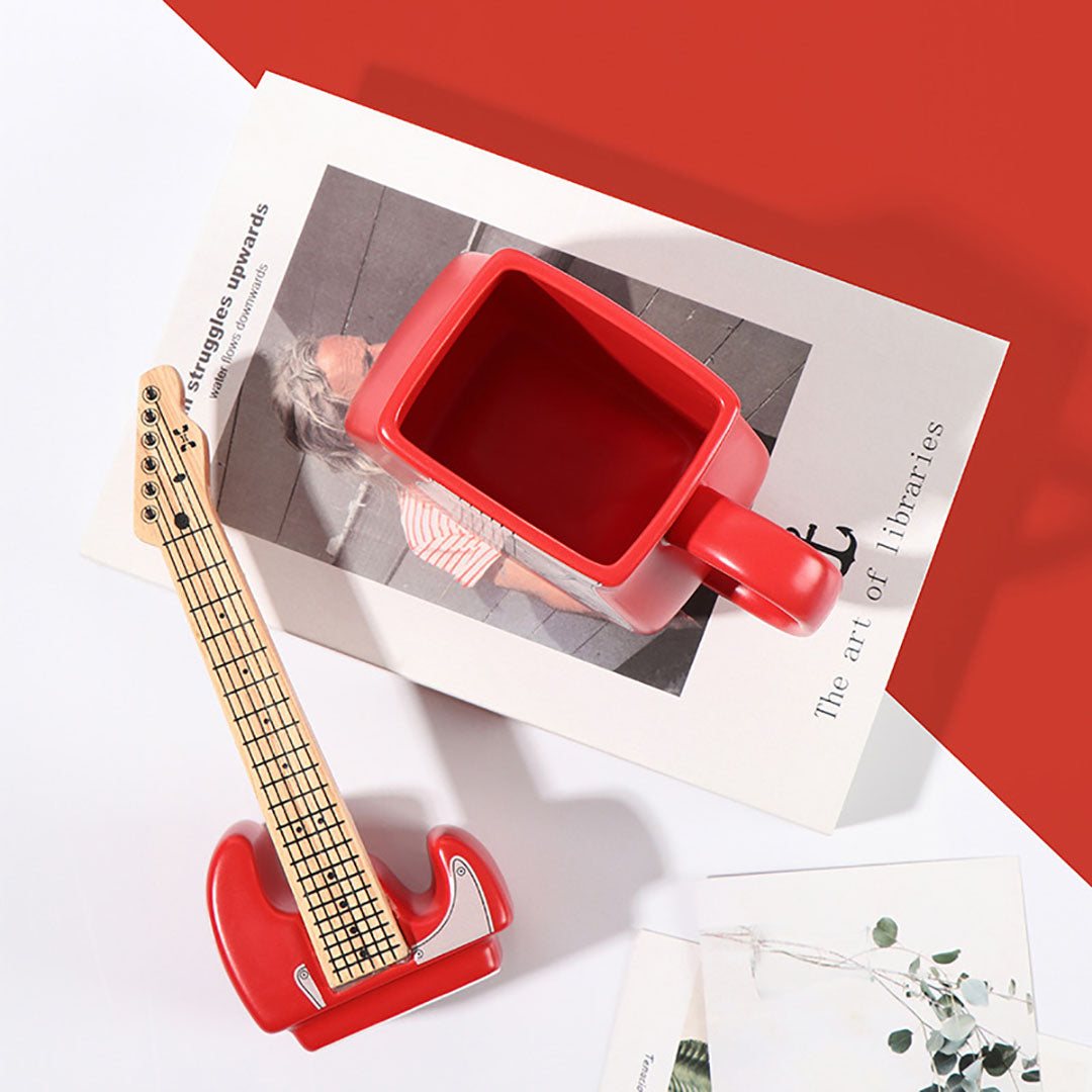 Kreative 3D-Gitarren-Kaffeetasse