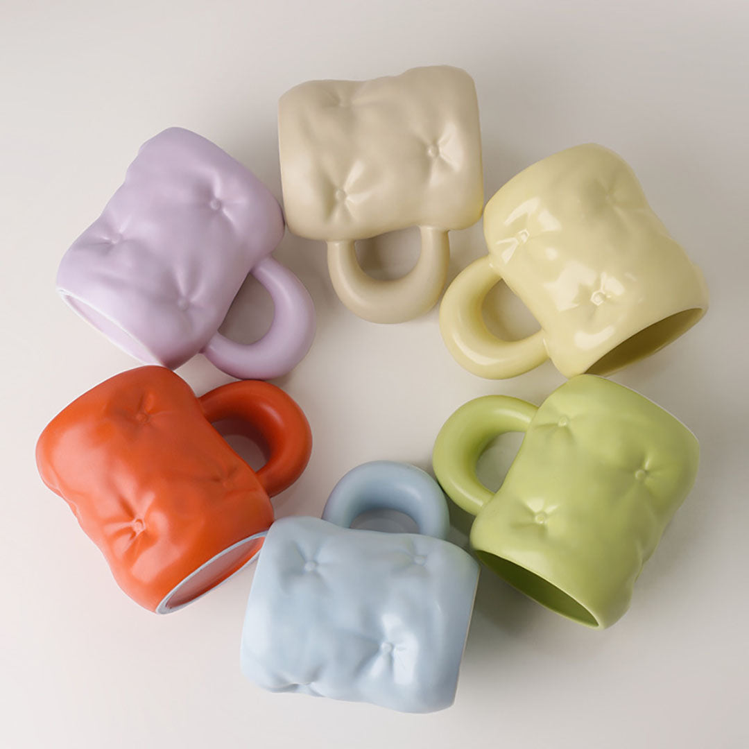 Taza de cerámica creativa