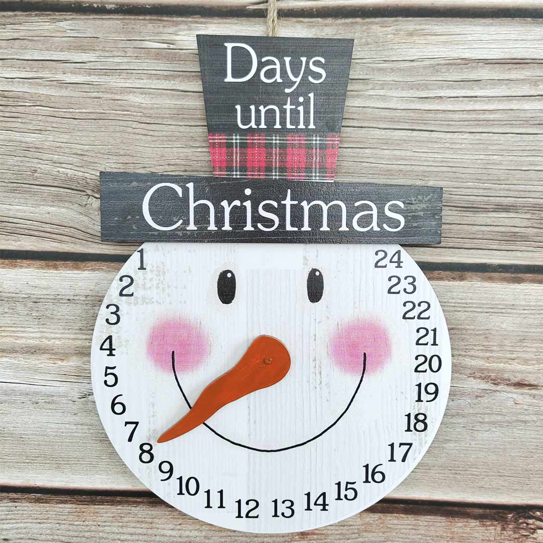 Wooden Creative Countdown Holiday Calendar