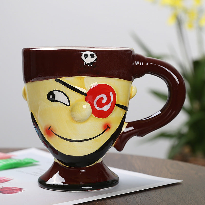Playful Pirate Cartoon Coffee Mug