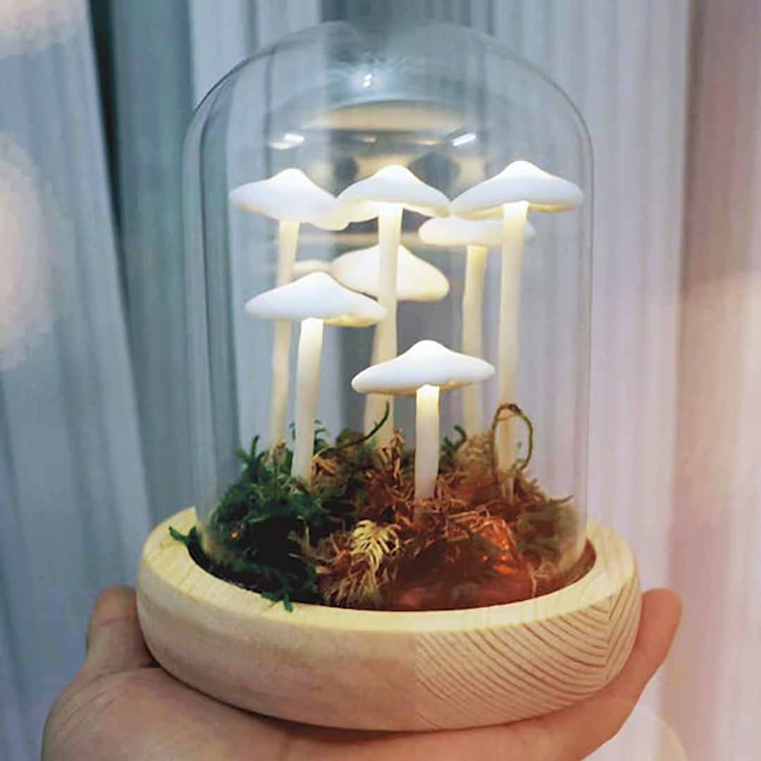 Handmade Mushroom Night Light