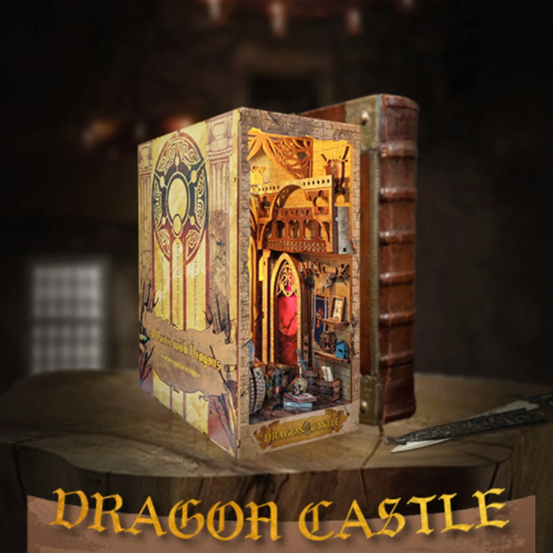 Dragon Castle DIY Book Nook