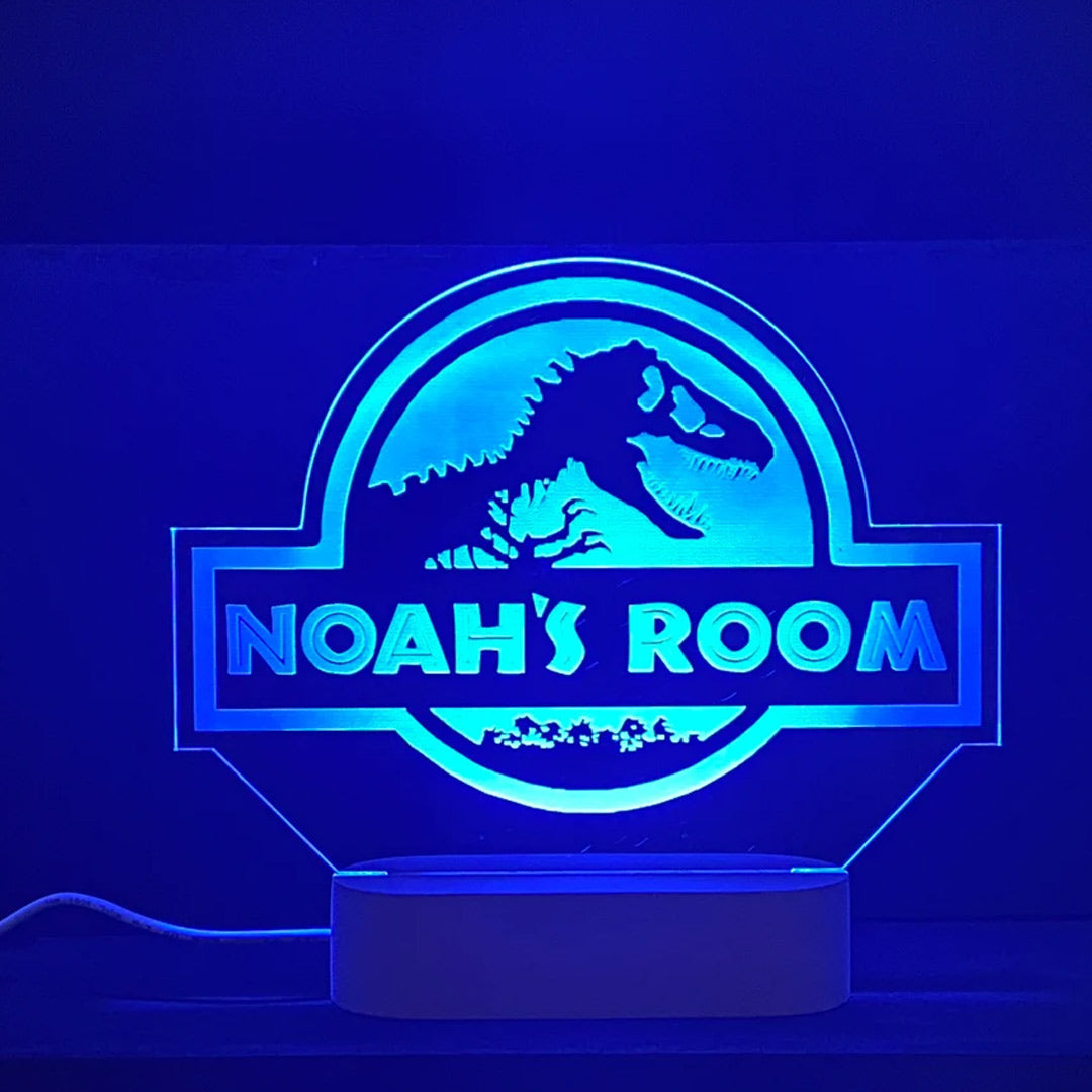 Jurassic World Personalized Night Light