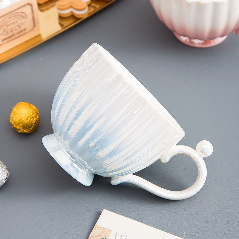 Taza de cerámica degradada Pearl Glaze