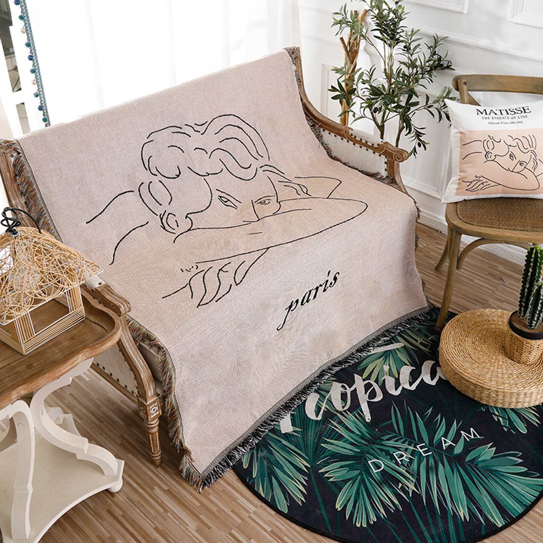 Bohemian bedruckte Decke