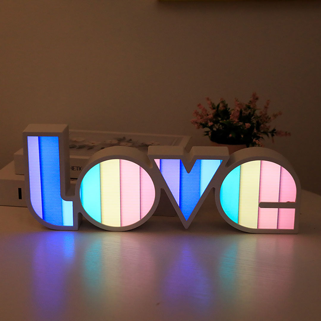 Veilleuse LED 'amour'
