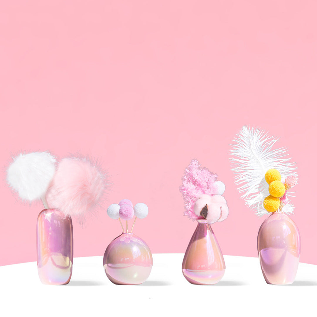 Kreative Regenbogen-Keramikvase