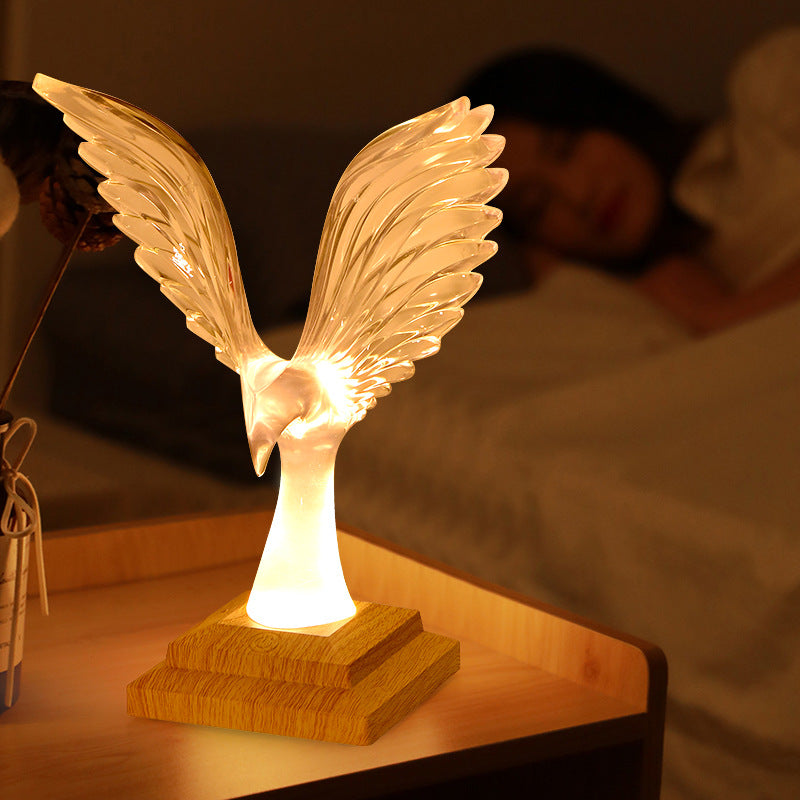 Lampe de table décorative aigle