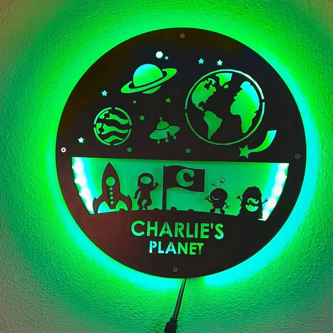 Personalized Space Night light