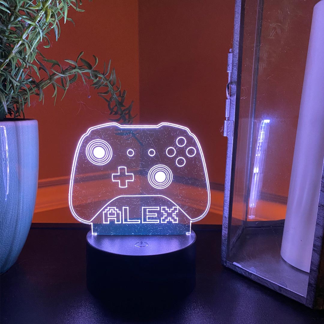 Veilleuse 3D Box Controller personnalisée