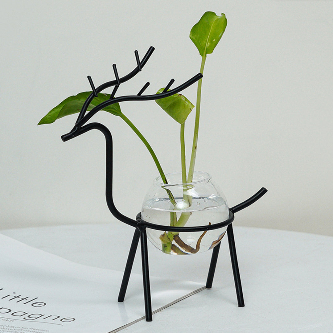 Deer Hydroponic Vase